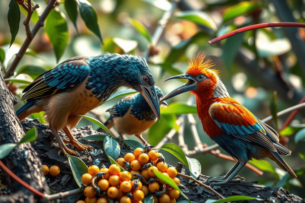 Pajaros insectívoros en cautividad
