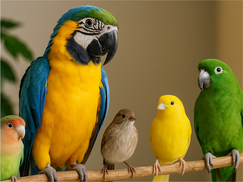 Aves exóticas para tener en casa