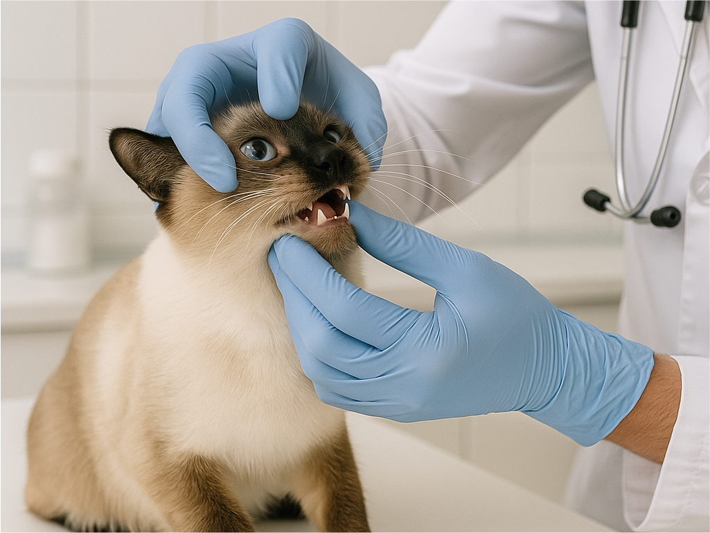 Cómo mantener los dientes sanos de tu gato