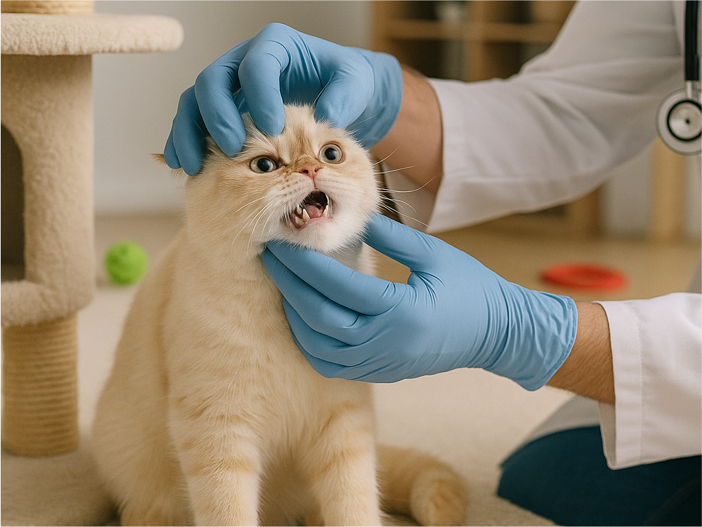 Cómo mantener los dientes sanos de tu gato_1