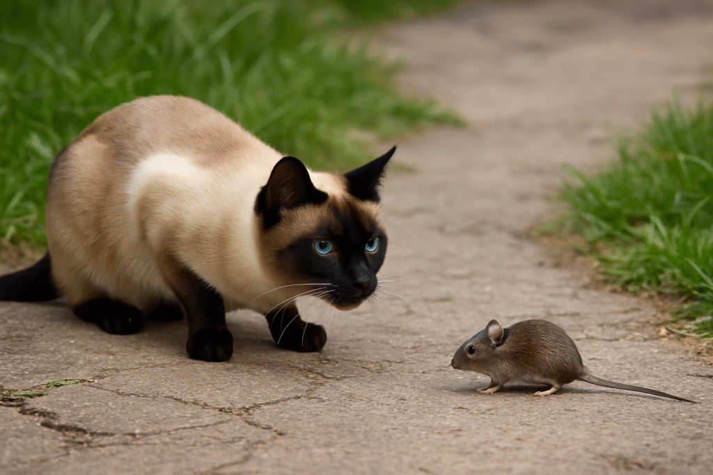 La mejor raza de gatos para cazar ratones