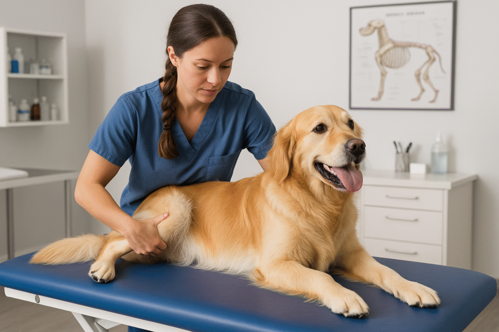 Terapia física para perros