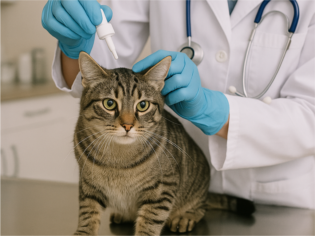 Tratamiento para  ácaros en orejas de gatos_1