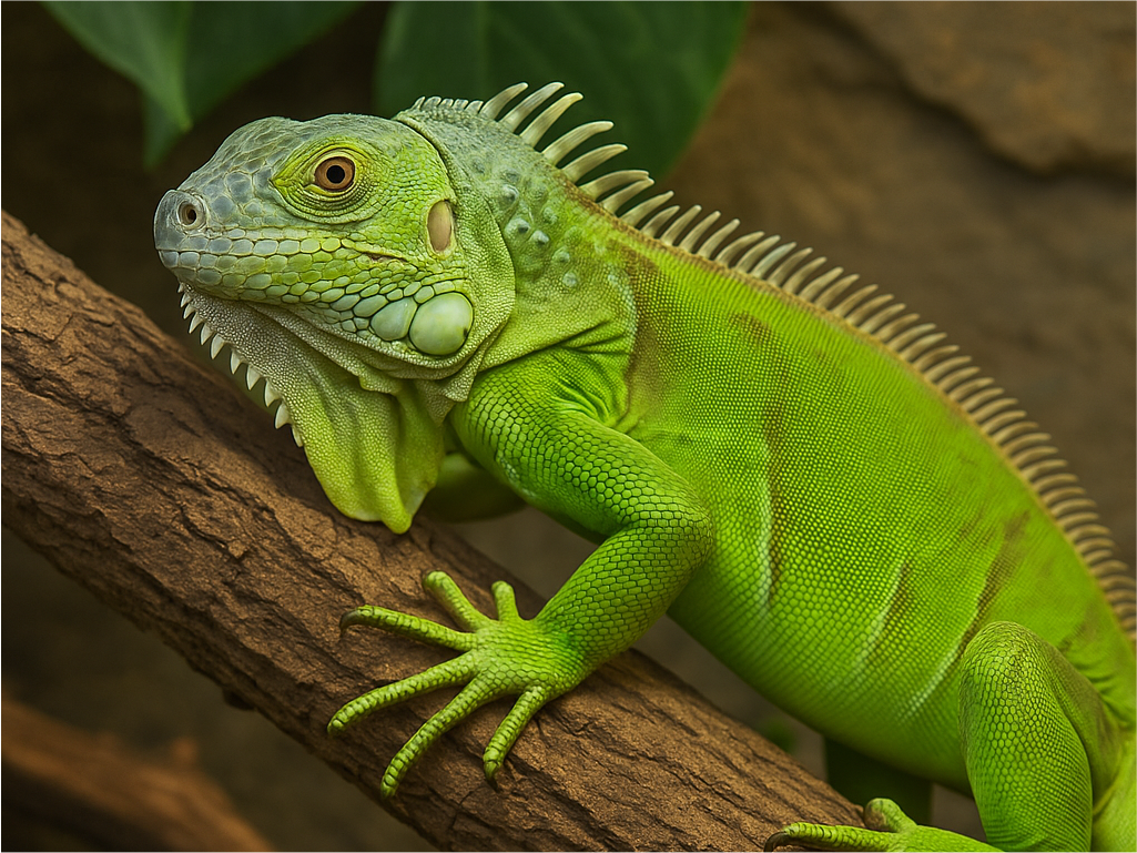 Iguana verde de mascota_2